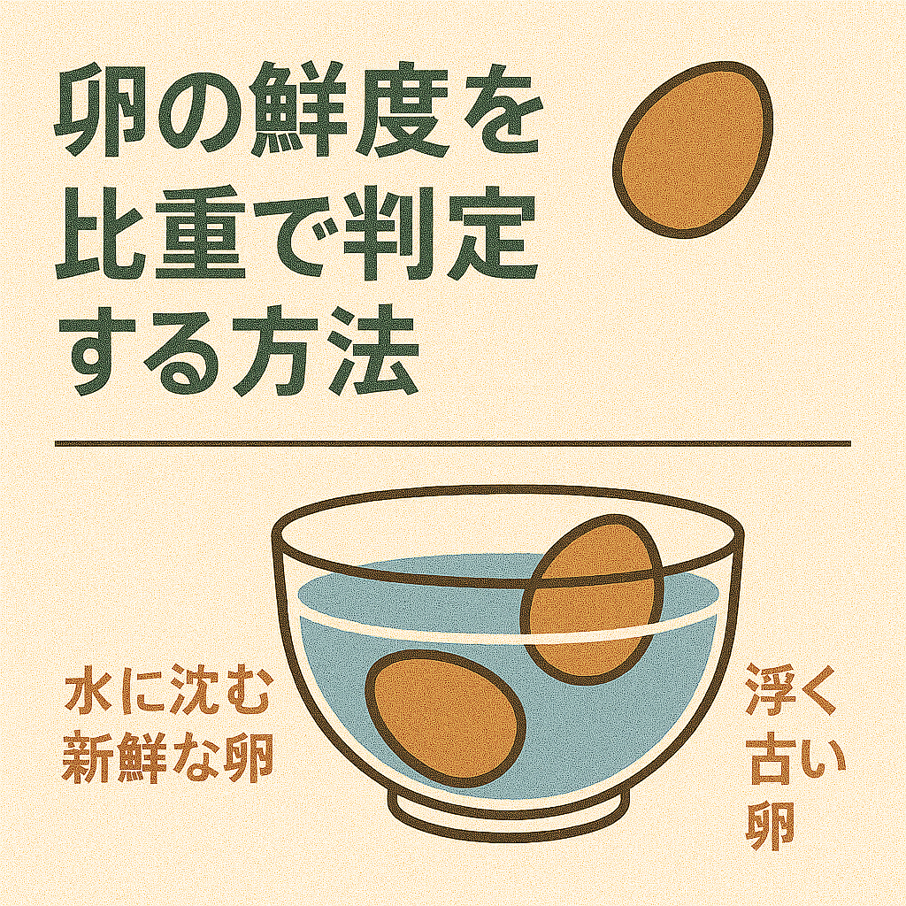 卵 水 に 浮く